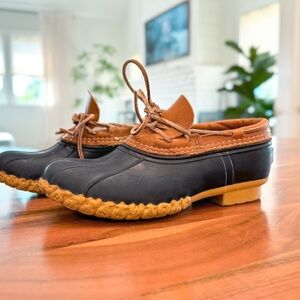 Women's Rubber Moc Bean Boots